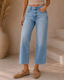 Lost Mid Rise True Straight Jeans - Medium
