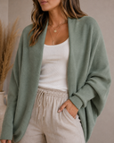 MONO B Open Front Dolman-Sleeved Shawl