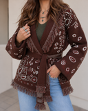 Maisie Fringe Coat