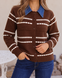 Marnie Stripe Knit Cardigan