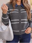 Marnie Stripe Knit Cardigan