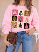 Merry & Bright Christmas Tree Sweatshirt