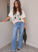 Merry Christmas Tree & Bow T-Shirt