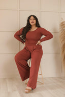 Drive You Mad Ribbed Wide Leg Pants | 6 Colors-Pants-Rae Collective, Women's Online Fashion Boutique Located in Phoenix, Arizona (Scottsdale Area)