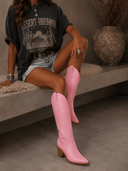 MiiM Adel - Festival Chunky Heeled Cowboy Cowgirl Boots
