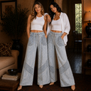Mineral Wash Waffle pocket Wide Leg Pants
