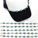 Mini Turquoise Concho Hat Chain