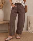 Mocha Trail Barrel Jeans