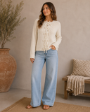 Mon Cherie Knit Bow-Front Cardigan