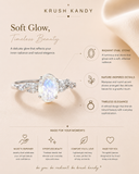 Moonlit Blossom Opal Ring