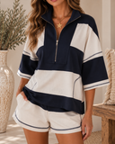 Color Block Tennis Lounge Set