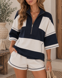 Color Block Tennis Lounge Set