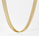 Aurora Cascade Layered Chain Necklace