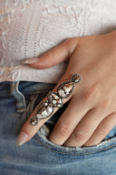 Desert Marble Long Statement Ring S.No 32