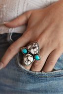 High Desert Mosaic Statement Ring S.No 36