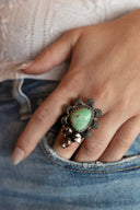 Sagebrush Heirloom Stone Statement Ring S.No 37