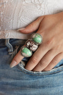Sagebrush Trinity Stone Statement Ring S.No 44