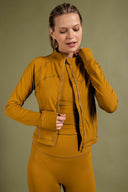 BUTTER LONG SLEEVE CROP DEFINE JACKET-Krush Kandy, Women's Online Fashion Boutique Located in Phoenix, Arizona (Scottsdale Area)