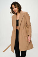Classic Belted Vegan Wool Coat-Coats-Krush Kandy, Women's Online Fashion Boutique Located in Phoenix, Arizona (Scottsdale Area)