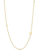 Cubic Zirconia Letter Minimalist Necklace-Necklaces-Krush Kandy, Women's Online Fashion Boutique Located in Phoenix, Arizona (Scottsdale Area)