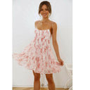 Dreamy Floral Mini Dress-Dresses-Krush Kandy, Women's Online Fashion Boutique Located in Phoenix, Arizona (Scottsdale Area)