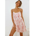 Dreamy Floral Mini Dress-Dresses-Krush Kandy, Women's Online Fashion Boutique Located in Phoenix, Arizona (Scottsdale Area)