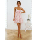 Dreamy Floral Mini Dress-Dresses-Krush Kandy, Women's Online Fashion Boutique Located in Phoenix, Arizona (Scottsdale Area)