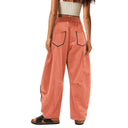 Luxe Contrast Stitching Wide Leg Pants-Pants-Krush Kandy, Women's Online Fashion Boutique Located in Phoenix, Arizona (Scottsdale Area)