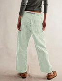 Easy Days Patchwork Railroad Striped Pants-Pants-Krush Kandy, Women's Online Fashion Boutique Located in Phoenix, Arizona (Scottsdale Area)
