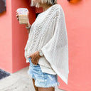 Cozy Chic Open Knit Sweater-Tops-Krush Kandy, Women's Online Fashion Boutique Located in Phoenix, Arizona (Scottsdale Area)