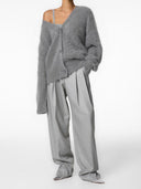 Luxe Soft Fuzzy Button Cardigan-Cardigans-Krush Kandy, Women's Online Fashion Boutique Located in Phoenix, Arizona (Scottsdale Area)