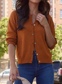 Bonfire Button Pocket Cardigan-Cardigan-Krush Kandy, Women's Online Fashion Boutique Located in Phoenix, Arizona (Scottsdale Area)