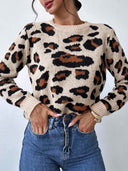Leopard Luxe Knit Sweater-Sweaters-Krush Kandy, Women's Online Fashion Boutique Located in Phoenix, Arizona (Scottsdale Area)