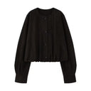 Casual Chic Ruched Faux Suede Jacket-Jacket-Krush Kandy, Women's Online Fashion Boutique Located in Phoenix, Arizona (Scottsdale Area)