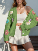 Blooming Threads Knit Cardigan-Cardigan-Krush Kandy, Women's Online Fashion Boutique Located in Phoenix, Arizona (Scottsdale Area)