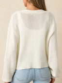 Pink Strawberry Knit Cardigan-Cardigans-Krush Kandy, Women's Online Fashion Boutique Located in Phoenix, Arizona (Scottsdale Area)
