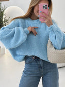 Krush Kandy Relaxed Ribbed Sweater-Sweaters-Krush Kandy, Women's Online Fashion Boutique Located in Phoenix, Arizona (Scottsdale Area)
