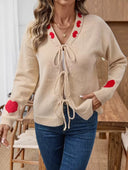 Wrapped In Love Bow Cardigan-Cardigan-Krush Kandy, Women's Online Fashion Boutique Located in Phoenix, Arizona (Scottsdale Area)