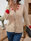 Wrapped In Love Bow Cardigan-Cardigan-Krush Kandy, Women's Online Fashion Boutique Located in Phoenix, Arizona (Scottsdale Area)