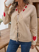 Wrapped In Love Bow Cardigan-Cardigan-Krush Kandy, Women's Online Fashion Boutique Located in Phoenix, Arizona (Scottsdale Area)