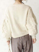 Neutral Floral Ribbed Sweater-Sweaters-Krush Kandy, Women's Online Fashion Boutique Located in Phoenix, Arizona (Scottsdale Area)
