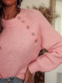Shine On Me Relaxed Sweater-Sweaters-Krush Kandy, Women's Online Fashion Boutique Located in Phoenix, Arizona (Scottsdale Area)