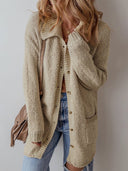 LUXE Ultra Soft Collar Button Cardigan-Cardigan-Krush Kandy, Women's Online Fashion Boutique Located in Phoenix, Arizona (Scottsdale Area)