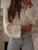 Vintage Touch Button Up Cardigan-Cardigan-Krush Kandy, Women's Online Fashion Boutique Located in Phoenix, Arizona (Scottsdale Area)