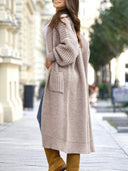 Long Knit Pocket Cardigan-Cardigans-Krush Kandy, Women's Online Fashion Boutique Located in Phoenix, Arizona (Scottsdale Area)