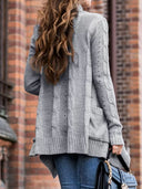 LUXE Saddle Stich Cardigan-Cardigan-Krush Kandy, Women's Online Fashion Boutique Located in Phoenix, Arizona (Scottsdale Area)