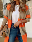 Ribbed Long Kandy Coated Cardigan-Cardigan-Krush Kandy, Women's Online Fashion Boutique Located in Phoenix, Arizona (Scottsdale Area)