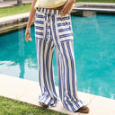 Free Spirit Stripe Wide Leg Pants-Pants-Krush Kandy, Women's Online Fashion Boutique Located in Phoenix, Arizona (Scottsdale Area)