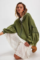 Free Spirit Zip-Up Jacket-Jacket-Krush Kandy, Women's Online Fashion Boutique Located in Phoenix, Arizona (Scottsdale Area)