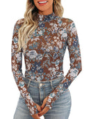 Second Skin Mesh Mock Neck Top-Tops-Krush Kandy, Women's Online Fashion Boutique Located in Phoenix, Arizona (Scottsdale Area)